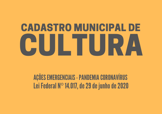 Cadastro Municipal de Cultura
