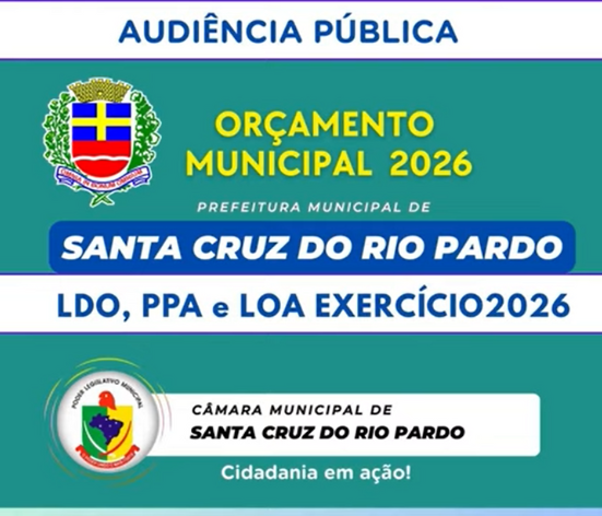 Prefeitura realiza Audência Pública do Orçamento Participativo - 2026