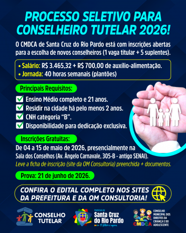 PROCESSO SELETIVO PARA ESCOLHA  DE CONSELHEIRO TUTELAR 2026