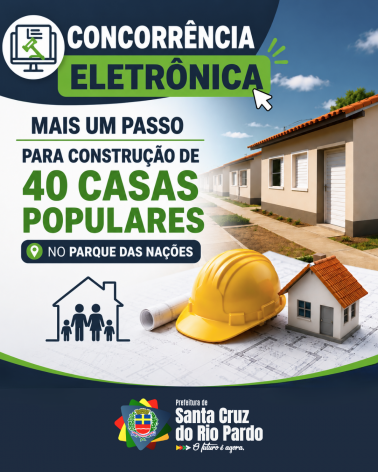 40 NOVAS CASAS POPULARES NA REGIÃO DO PARQUE DAS NAÇÕES
