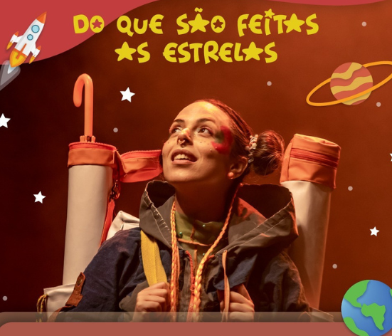 Santa Cruz do Rio Pardo recebe o espetáculo gratuito “Do que são feitas as estrelas?”