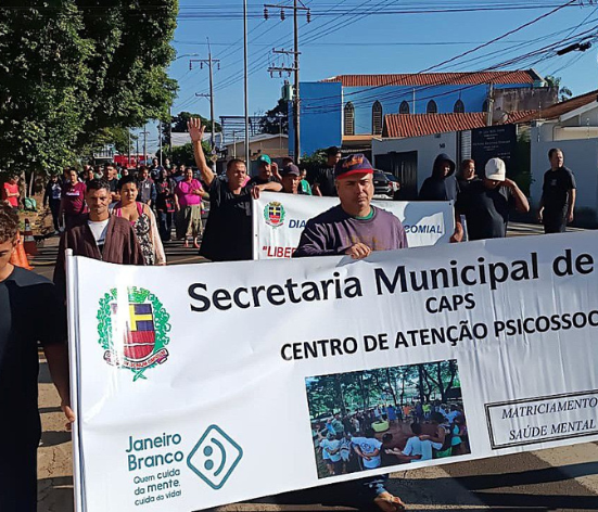 Prefeitura realiza Passeata da Luta Antimanicomial com CAPS 1 e CAPS AD