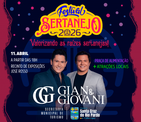 Festival Sertanejo está de volta a Santa Cruz!