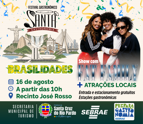 Festival Gastronômico Santa Gastronomia em Santa Cruz do Rio Pardo