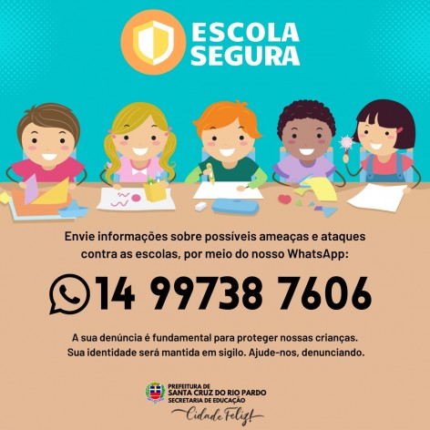 [EDUCAÇÃO] SEGURANÇA NA ESCOLAS